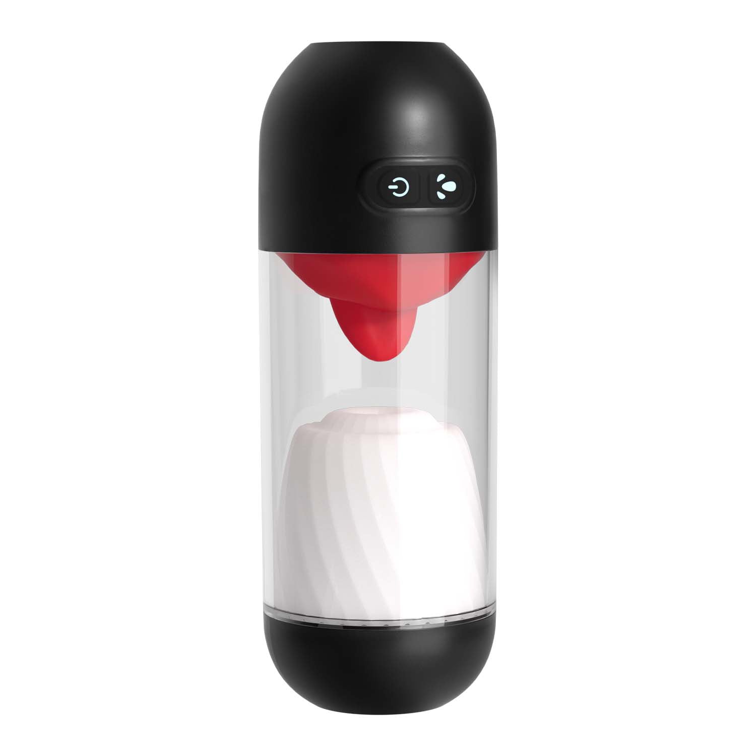 Delite Masturbator With Tongue Action – White