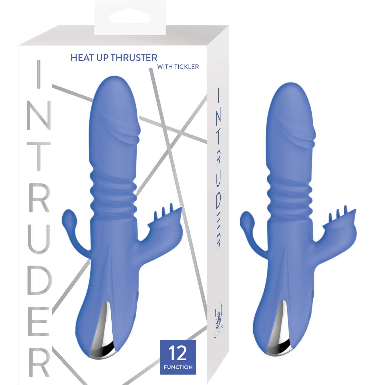 Intruder Heat Up Thruster With Tickler – Blue