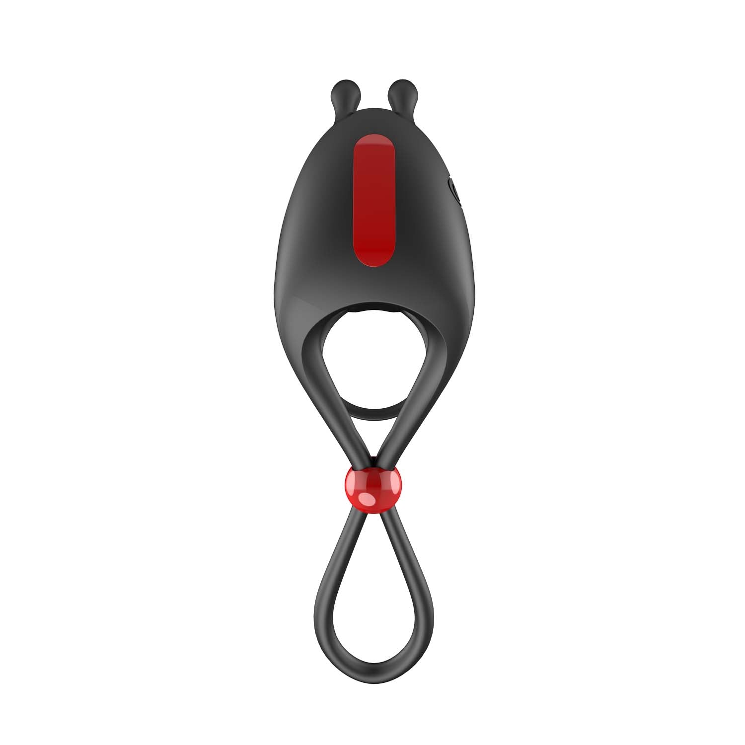 Cockpower Cockring & Ball Cinch With Remote – Black
