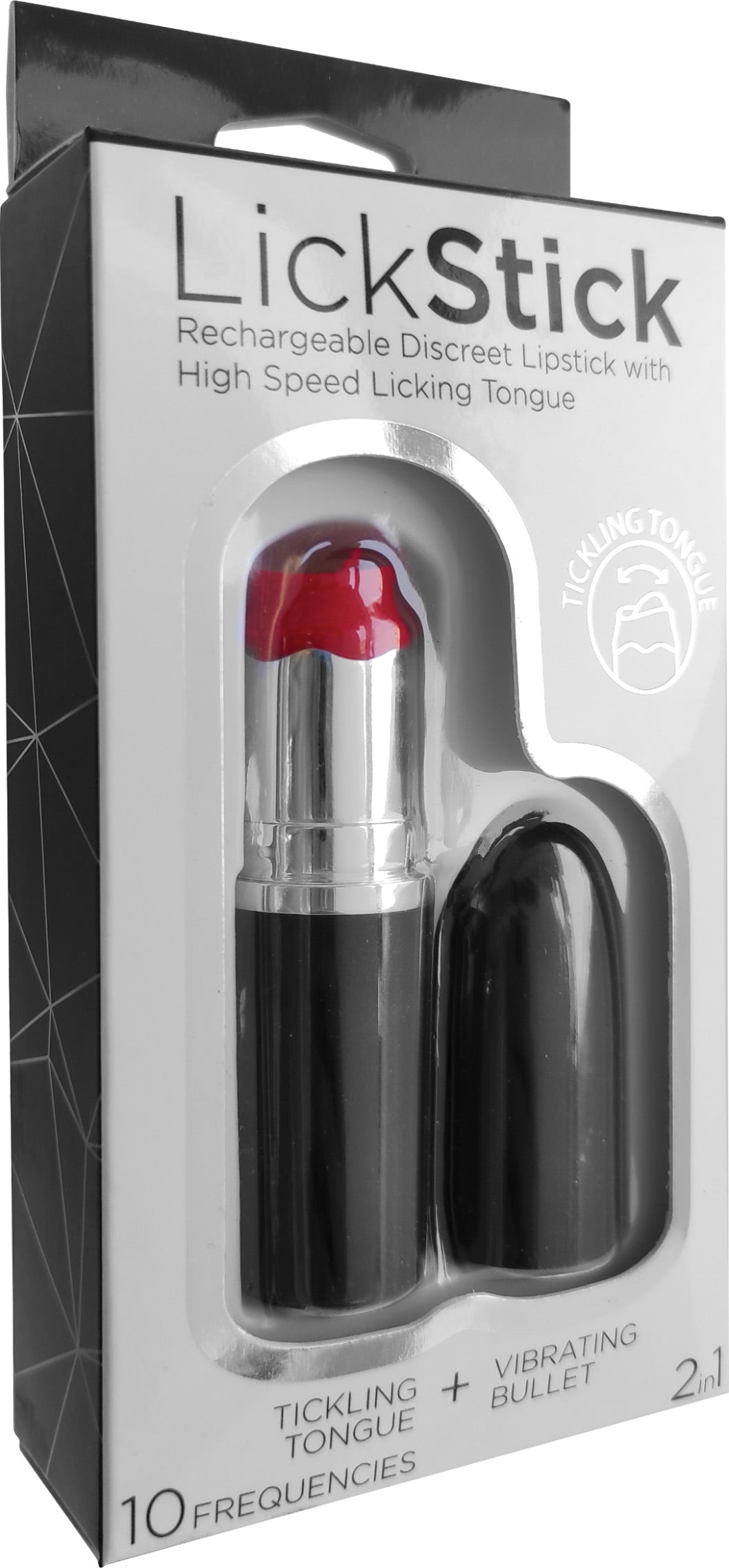 Lick Stick Vibrating Lipstick – 10 Speed Rechargeable
