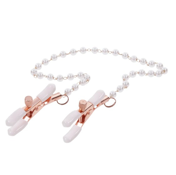 PEACHES N CREAME PEARL NIPPLE CLAMPS