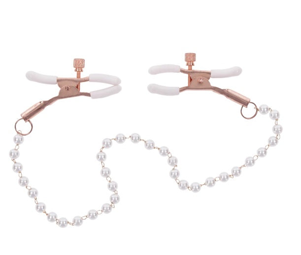 PEACHES N CREAME PEARL NIPPLE CLAMPS