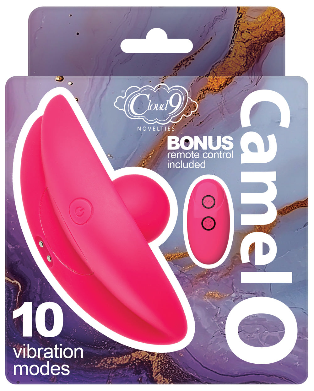 CLOUD 9 CAMEL TOE SHAPED VIBRATOR WITH REMOTE