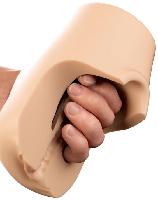 PDX Plus Pussy Pounder Squeeze Stroker – Light
