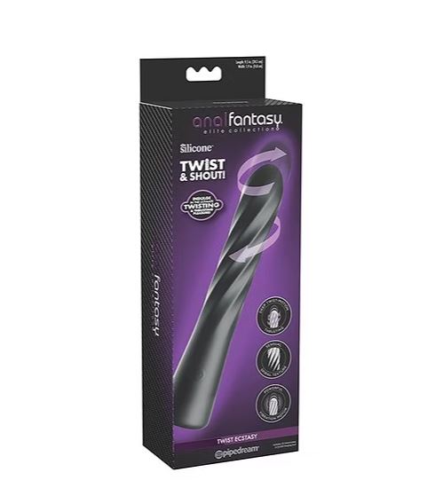 Anal Fantasy Elite Twist Ecstasy – Black