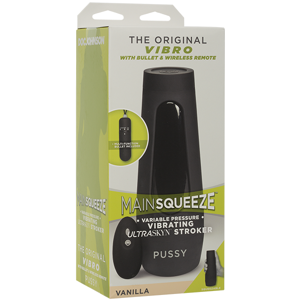 Man Squeeze Original Vibro Pussy – Vanilla