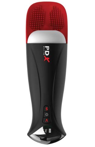 PDX Elite Fuck-O-Matic Pro XL – White/Red