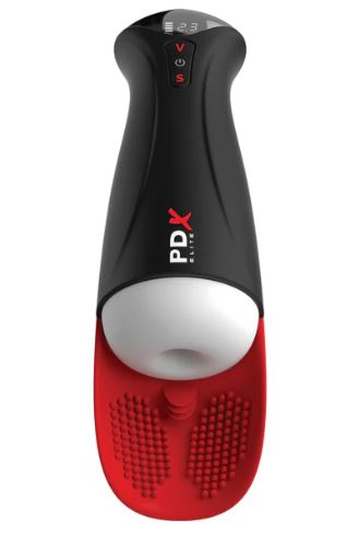 PDX Elite Fuck-O-Matic Pro XL – White/Red