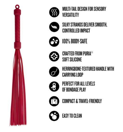 TEMPTASIA ARDOR FLOGGER RED