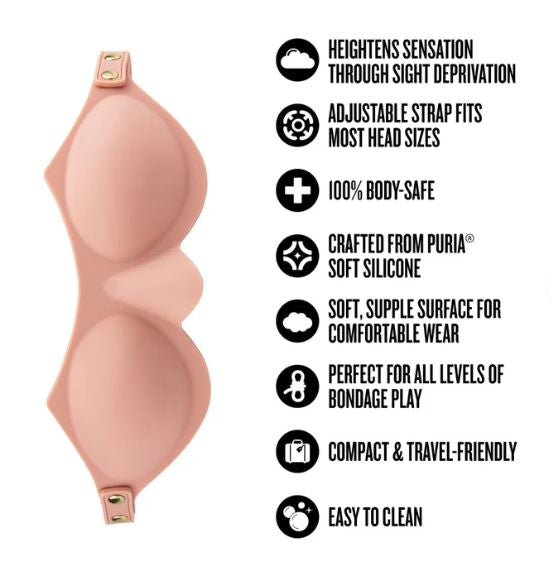 TEMPTASIA ARDOR BLINDFOLD PINK
