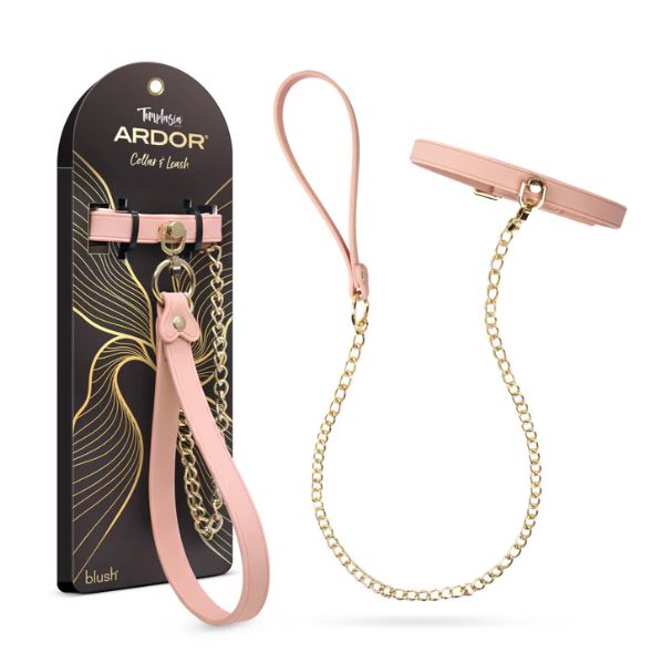 TEMPTASIA ARDOR COLLAR & LEASH PINK