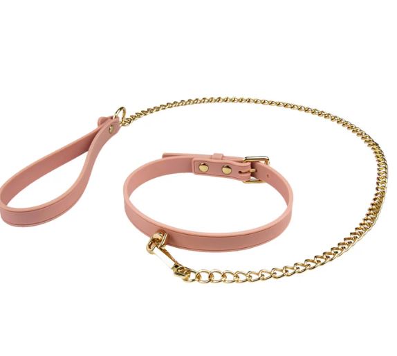 TEMPTASIA ARDOR COLLAR & LEASH PINK