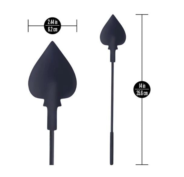 TEMPTASIA ARDOR SPADE CROP BLACK