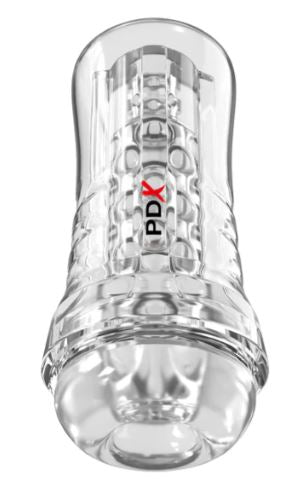PDX Elite ViewTube See-Through EZ/Grip Stroker – Clear