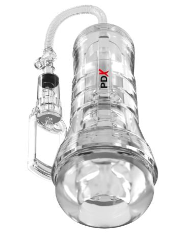 PDX Elite ViewTube VAC XXL Pump See-Through EZ Grip Stroker