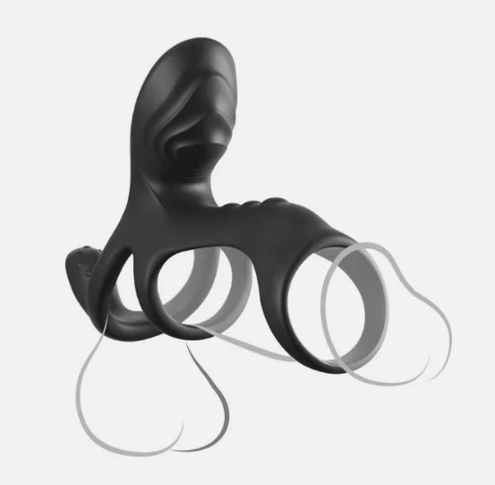 Fantasy C-Ringz Ultimate Couples Cage Max – Black