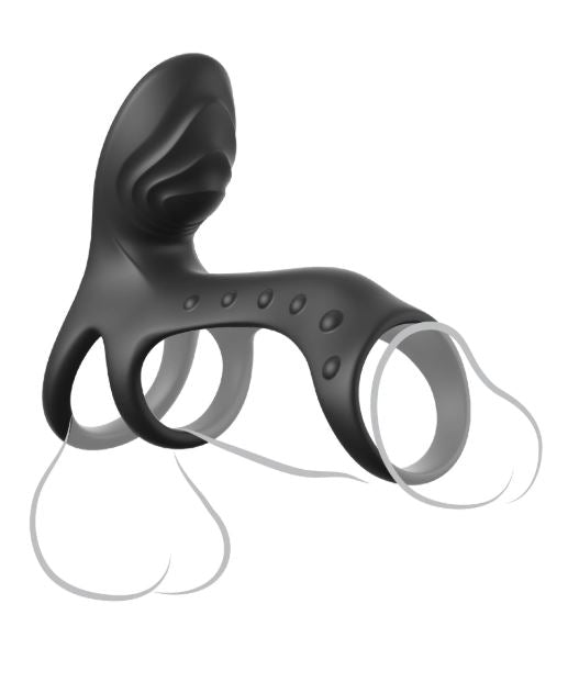Fantasy C-Ringz Ultimate Couples Cage Pro – Black