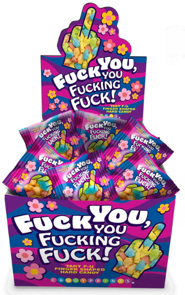 FUCK YOU YOU FUCKING FUCK 100 PC DISPLAY