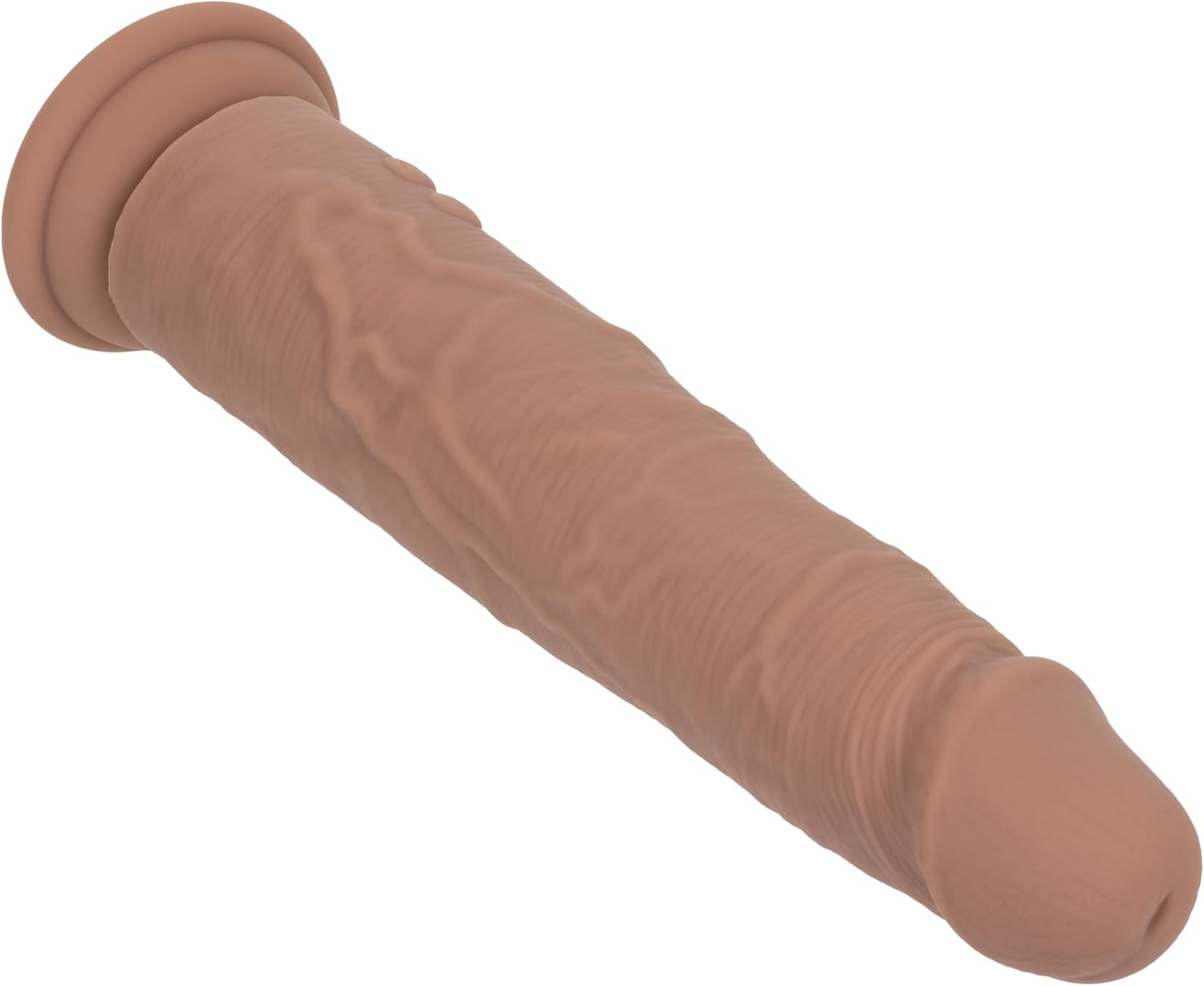 STUDS RECHARGEABLE VIBRATING THRUSTING SILICONE BROWN