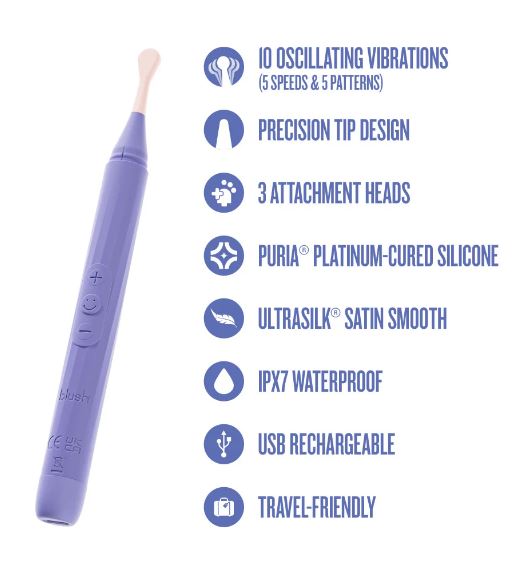 BLUSH JUNO WAND VIBRATOR