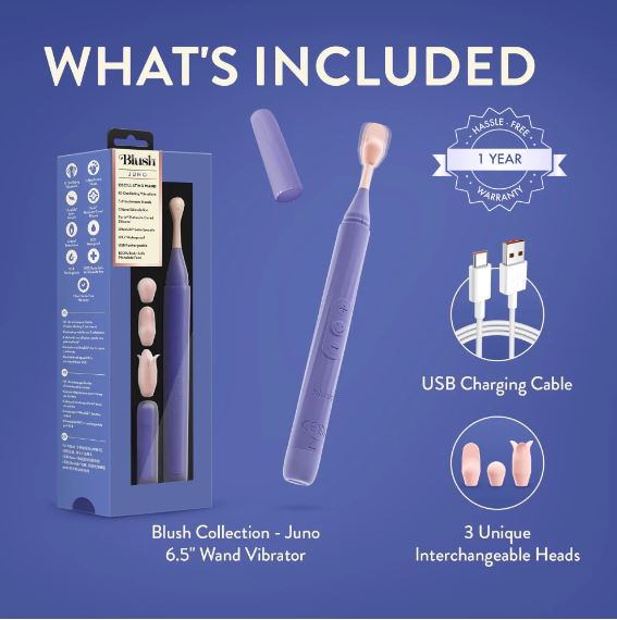 BLUSH JUNO WAND VIBRATOR