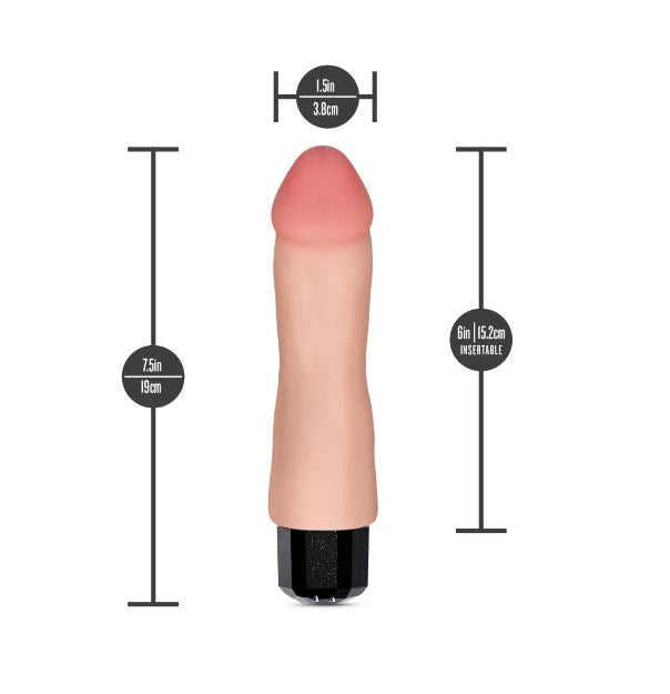 DR. SKIN DR. AVERY 7.5IN REALISTIC VIBRATING