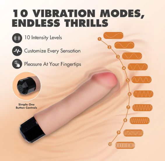 DR. SKIN DR. AVERY 7.5IN REALISTIC VIBRATING