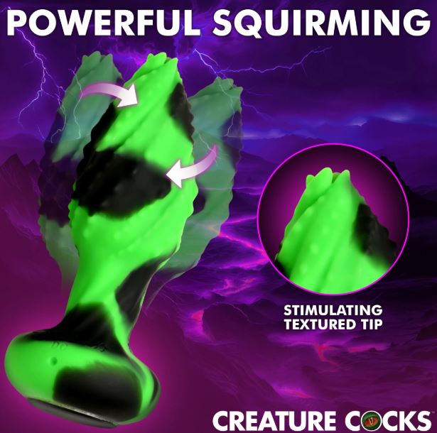 CREATURE COCK EYE OF THE SPAWN VIBRATING/ SQUIRMING BUTT PLUG