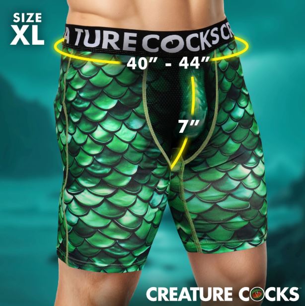 CREATURE COCKS UNDERWEAR COCKNESS MONSTER X-LARGE