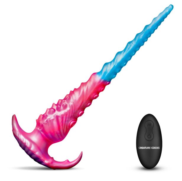 CREATURE COCK VIBROPUS VIBRATING SILICONE DILDO