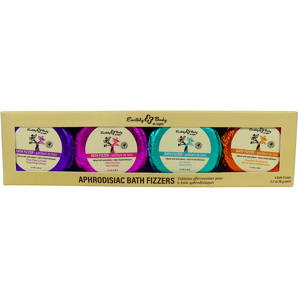 EARTHLY BODY AT NIGHT BATH FIZZER APHRODISIAC SET