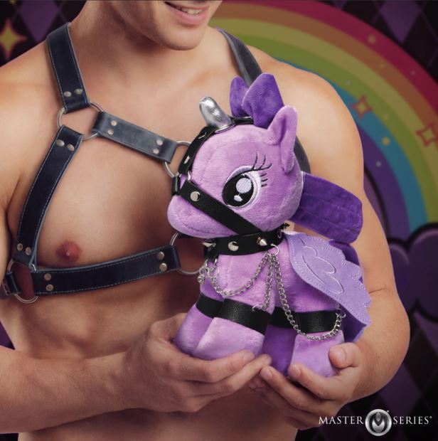 MASTER SERIES RAVEN PLUM BONDAGE PONY PURPLE
