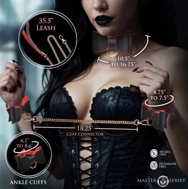 MASTER SERIES GOTH BONDAGE SET