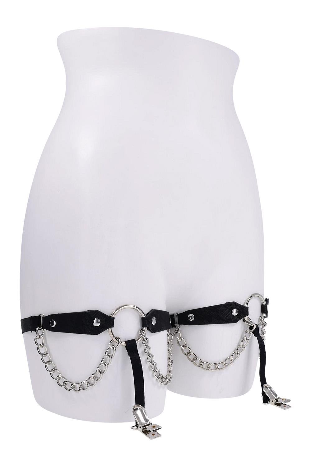 LACE CHAIN LACE GARTERS