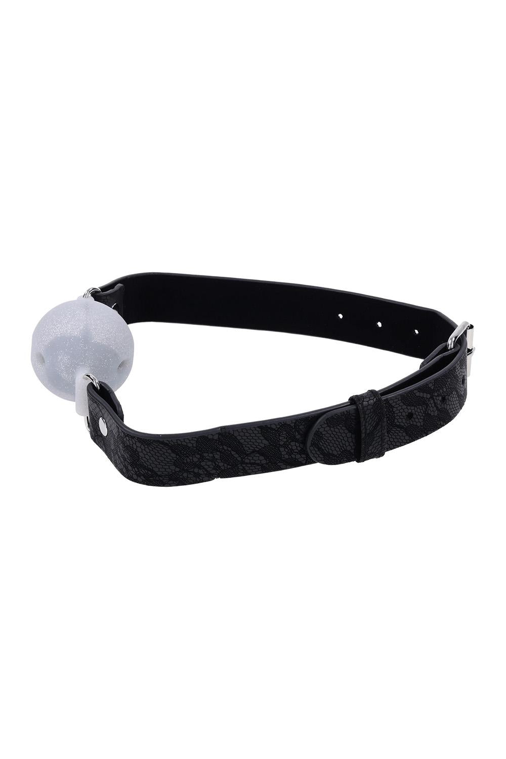 LACE BREATHABLE BALL GAG SILICONE