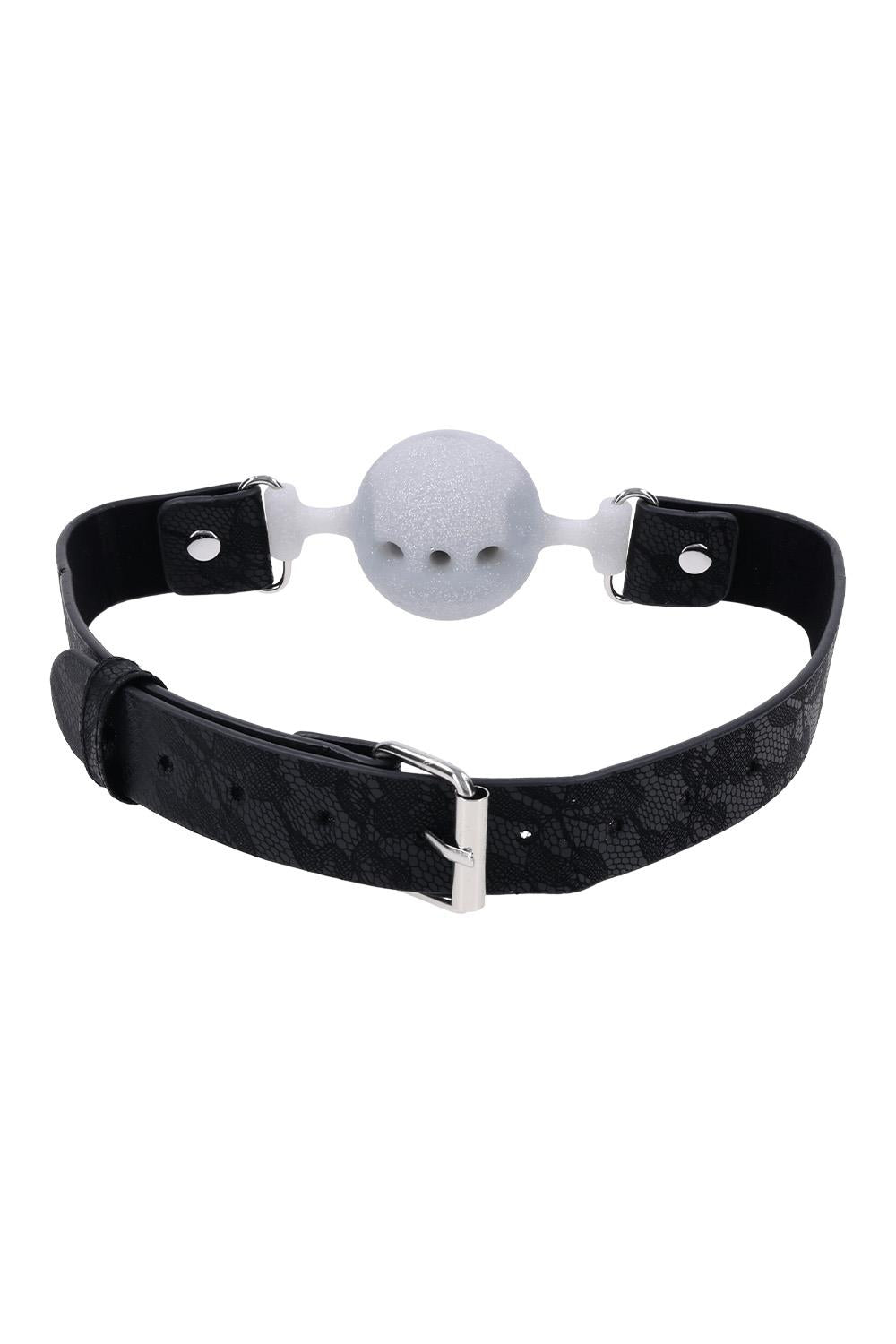 LACE BREATHABLE BALL GAG SILICONE