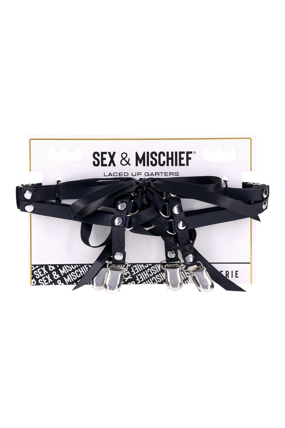 LACE LACED UP GARTERS