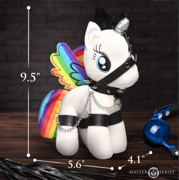 MASTER SERIES PRISM PEARL BONDAGE PONY RAINBOW
