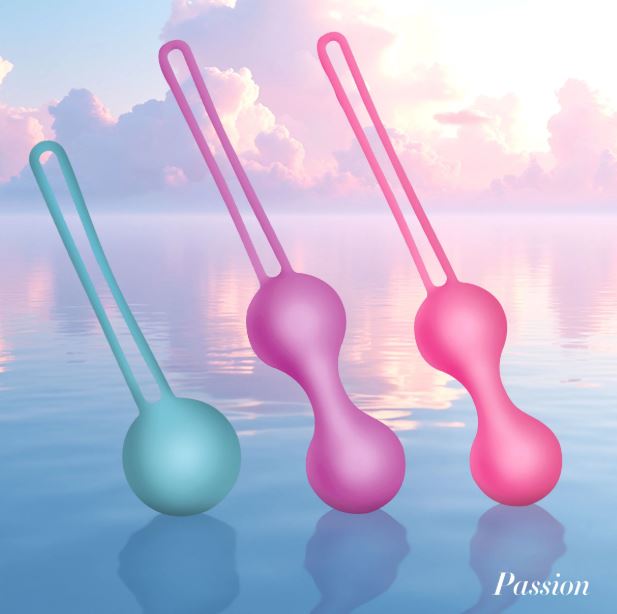 PASSION SILICONE WEIGHTED KEGEL BALL SET