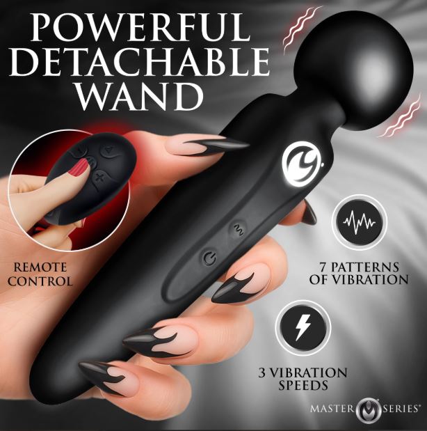 MASTER FORCED ORGASM THIGH STRAP WAND SET
