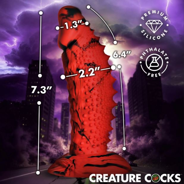 CREATURE COCK GOJIRA SILICONE DILDO