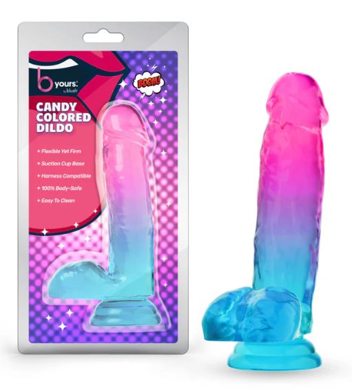 B YOURS CANDY COLORED DILDO