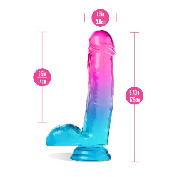 B YOURS CANDY COLORED DILDO