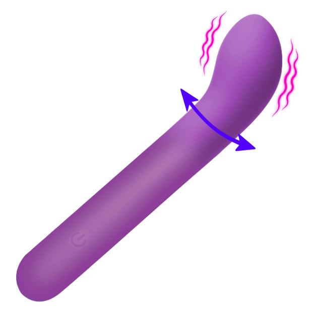 G-SPOT FLEXIBLE SILICONE VIBRATOR PURPLE