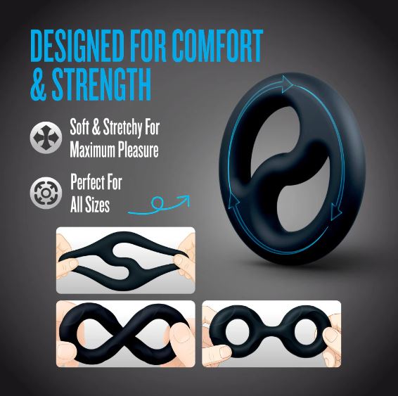 PERFORMANCE PLUS THROTTLE 3 PIECES SET COCK RING&BALL