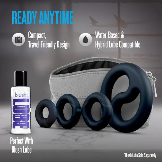 PERFORMANCE PLUS THROTTLE 3 PIECES SET COCK RING&BALL