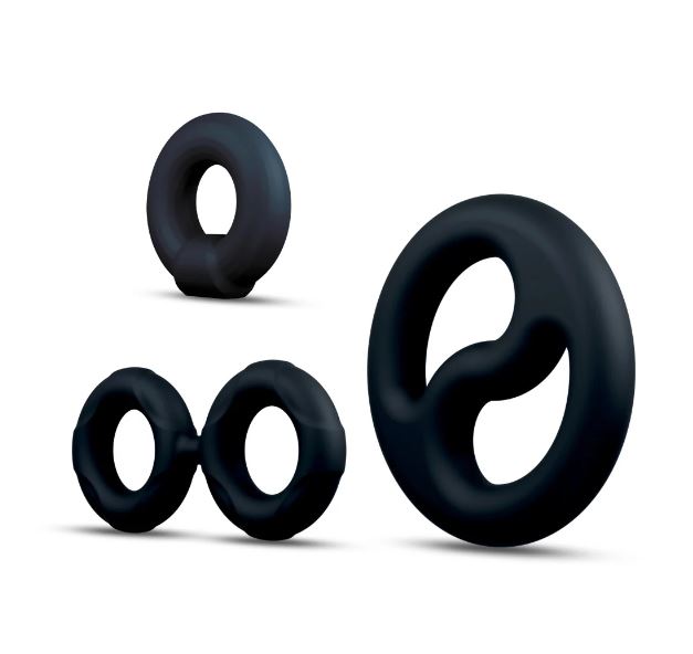PERFORMANCE PLUS THROTTLE 3 PIECES SET COCK RING&BALL
