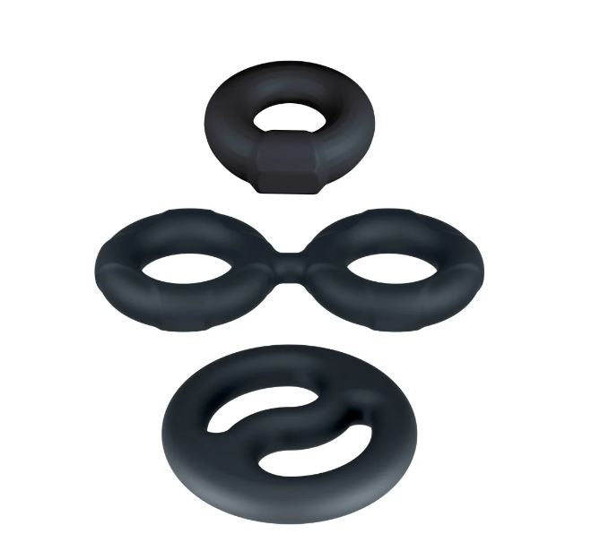PERFORMANCE PLUS THROTTLE 3 PIECES SET COCK RING&BALL