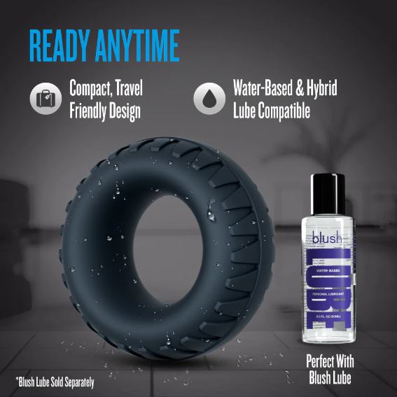 PERFORMANCE PLUS TRACTION TEXTURED COCK RING THICK