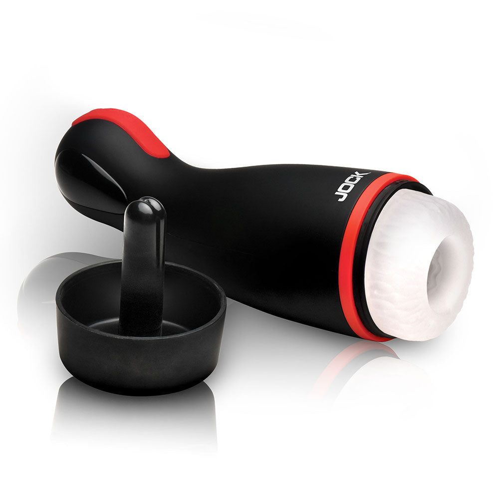 JOCK ADVANCED BLAZE VIBRATING SUCKING & WARMING MASTURBATOR